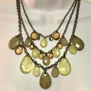 Sage Green Necklace.